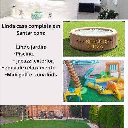 Casa Incrivel Refugio Lieva ,Piscina , Jacuzzi Exterior E Zona Kids Lägenhet Nelas Exteriör bild