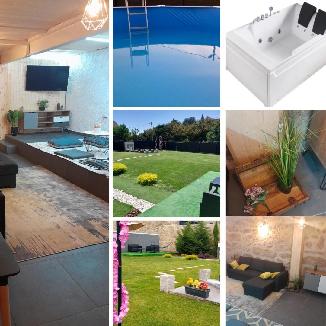Casa Incrivel Refugio Lieva ,Piscina , Jacuzzi Exterior E Zona Kids Lägenhet Nelas Rum bild